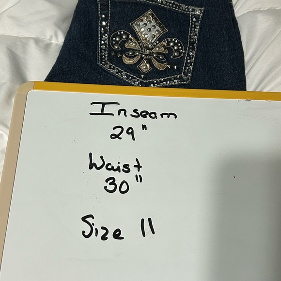 Red Rivet Jeans - Picture 3 of 5